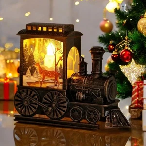 LED Night Lights Vintage Portable Train Night Lamp Battery Powered Outdoor - Picture 1 of 4
