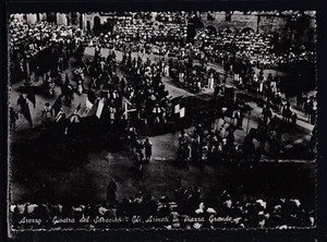 AK Arezzo Karussell Saracino die Bewaffneten auf der Piazza Grande IF347A - Bild 1 von 1