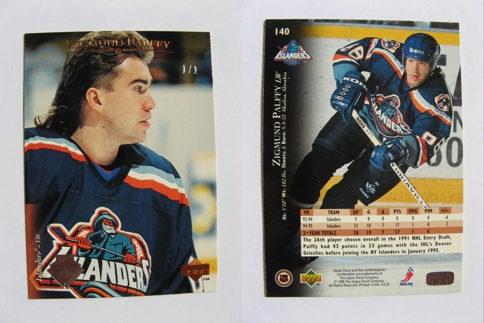 1995-96 Upper Deck 2019 UD30 Buybacks #140 Zigmund Ziggy Palffy 1/1 - Image 1 of 1