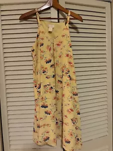 Lucy and Laurel Anthropologie Kleid Sommerkleid gelb geblümt Größe 6 - Bild 1 von 3
