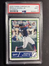 2020 Panini Chronicles #25 Ronald Acuna Jr Classics PSA 9 MINT! MVP?