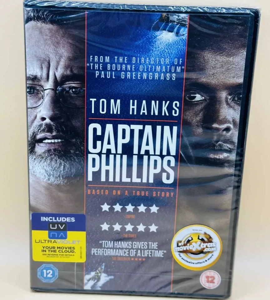Captain Phillips DVD (New and Sealed) Tom Hanks / padded envelopes used - Image 1 of 1