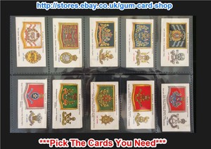 PLAYER'S - DRUM BANNERS & CAP BADGES 1924 (G/F) ***PICK THE CARDS YOU NEED***