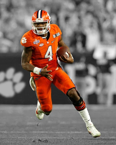 Clemson Tigers DESHAUN WATSON Glossy 8x10 Spotlight Photo College Print Poster Cover