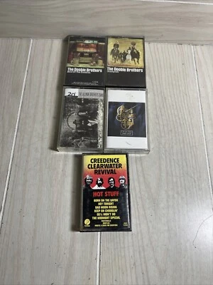 5 Cassette Lot The Doobie Brothers, The All man Brothers, Credence Clearwater - Image 1 of 4