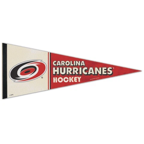 CAROLINA HURRICANES VINTAGE ROLL UP PREMIUM FELT PENNANT 12"x30" NEW WINCRAFT Cover
