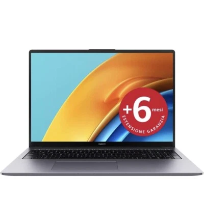 HUAWEI MATEBOOK D16, 16 POLLICI,  INTELCORE I5, 16GB RAM 512SSD - Immagine 1 di 4