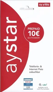 Ay Yildiz DE +49 niemiecki Ayyildiz Starter Karta SIM Card PrePaid - Zdjęcie 1 z 12