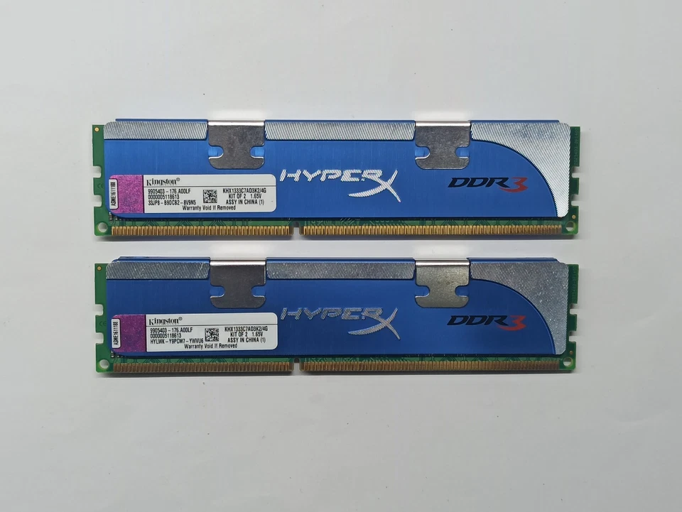 KHX1333C7AD3K2/4G Kingston HyperX Genesis 4GB Kit (2 X 2GB) 1333MHz DDR3 CL7 - Imagen 1 de 3