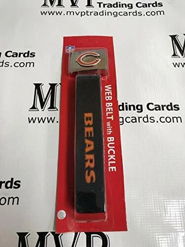 CHICAGO BEARS 55 Inch Adjustable Heavy Duty Web Belt w/ Buckle Cover