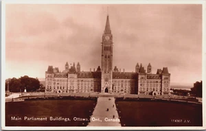 Kanada Hauptparlament Gebäude Ottawa Ontario RPPC B210 - Bild 1 von 2