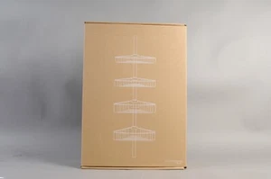 Smartpeas Teleskop Duschregal ohne Bohren, 4 Körbe, verstellbar 76-280 cm, NEU - Bild 1 von 4