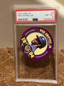 1994 King-B Ken Griffey Jr. PSA 8 #6 Disc Card LOW POP NEW CLEAN CASE