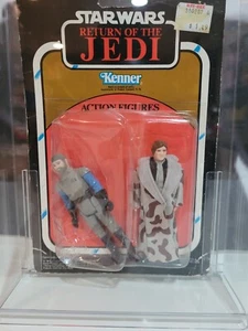 Vintage Star Wars Kenner ROTJ Kay-Bee Exclusive 2-Pack Han Solo & General Madine - Picture 1 of 15