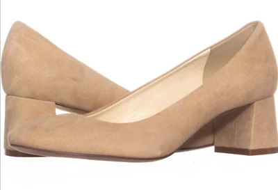 Женские замшевые песочные туфли-лодочки Bettye Muller New York / Barrow / Kid размер 8 рекомендуемая розничная цена производителя 295 долл. США - Изображение 1 из 4