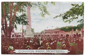 Dominion Park Montreal Canadá Parque de Atracciones - RPO Cancelar 1907 Postal - Imagen 1 de 2