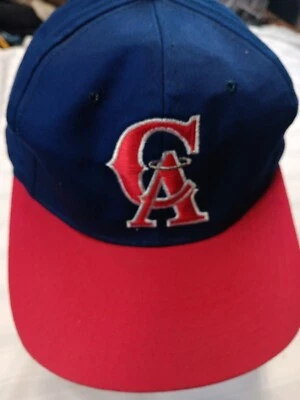 Vintage California Angeles Blue N Red Baseball Snapback Hat  - Image 1 of 4
