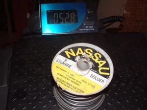 Nassau B Stearine Solder 5.2 lbs Spec. 7241 - Picture 1 of 3