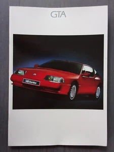 RENAULT GTA V6 & V6 TURBO von Alpine orig 1989 UK Mkt Full 30pp Sales Prospekt - Bild 1 von 15