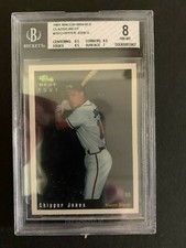 1991 Classic Best Chipper Jones #19 Rookie Beckett BGS 8 Near Mint to Mint