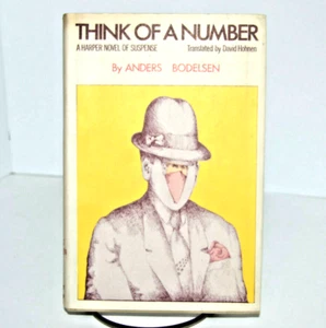 THINK OF A NUMBER ~ 1969 ~ Anders Bodelsen - HC / DJ - Imagen 1 de 4