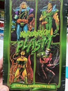 1993 WARRIORS OF PLASM VINTAGE SONDER EDITION BLECHSET - WERKSEITIG VERSIEGELTE KARTEN - Bild 1 von 3