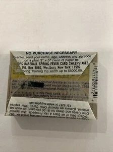 1987 Topps Baseball Cello Pack Barry Bonds San Francisco Giants Rookie On Back p - Foto 1 di 4