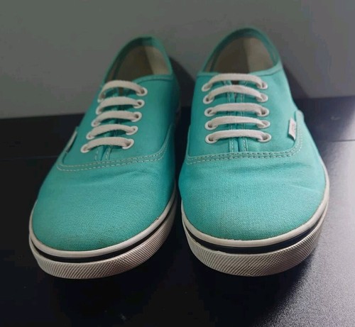 Scarpe Vans UK 8 autentiche sneakers professionali blu acqua stringate TB9C