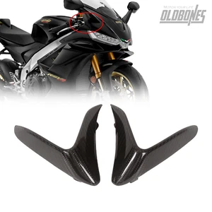 For Aprilia RSV4 2022 Carbon Fiber Front Fairing Side Panels Cover Protect Gloss - Picture 1 of 13