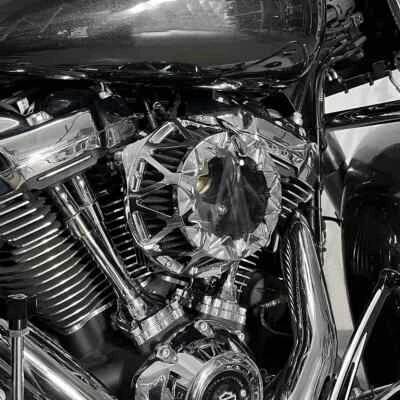 Filtro de admisión de filtro de aire de motocicleta CNC para Harley XL 883 X48 1200V 72 1991-up Foto 1 de 4