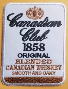 Canadian Club Blended Whiskey bestickter Aufnäher weltweit ca. 2,75x3,5" - Bild 1 von 2