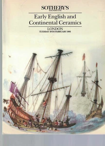Sothebys - Early English & Continental Ceramics - Feb 19 1991 wprices - Picture 1 of 9