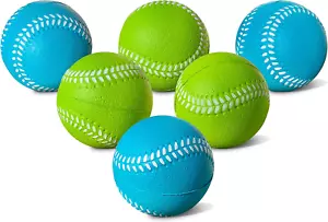 Kids Soft Foam Baseballs, 6 Pack, 2.75" | Safe & Soft Baseballs for T Ball & Tod - Picture 1 of 7