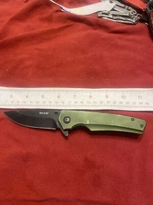 BUCK Green 764 Knife Excellent - Picture 1 of 5