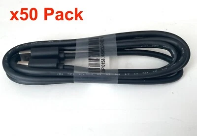 LOT 50 Pack - 6ft DisplayPort to Display Port DP Male Cord Cable Dell 4K HD - Image 1 of 4