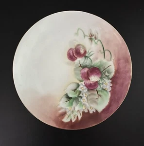 Vintage Thomas Sevres Bavaria 6-3/8” Red Strawberries Plate Hand Painted EUC - Picture 1 of 4