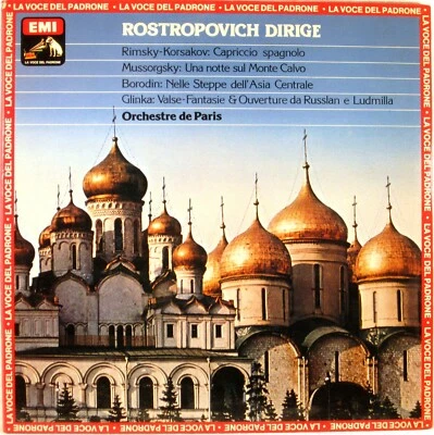EMI HMV ITALY QUAD 1978 Rimsky Mussorgsky Borodin ROSTROPOVICH DIRGE 065-02949 Q - Image 1 of 4