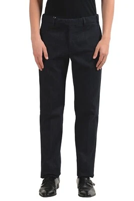 Pantalones de vestir de mezclilla gris oscuro para hombre Armani Collezioni talla 34 38 40 Foto 1 de 4