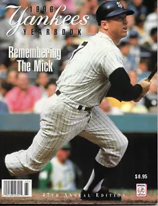1996 Yankees Yearbook, 47th Annual Edition- Mickey Mantle cover. VG - Picture 1 of 1