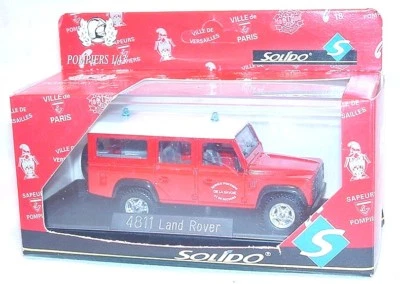 Solido 1:43 Pompiers LAND ROVER DE LA SAVOIE FIRE ENGINE SUPPORT CAR 4811 MIB! - Image 1 of 4