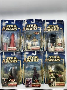 Star Wars Attack Of The Clones 6 Figure Lot 3.75in Free Ship - Picture 1 of 14