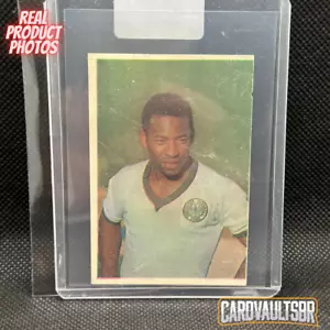 1977-1978 Pelé in Germany Jersey Glorias e Trofeus Sticker Removed Ultra Rare - Picture 1 of 3