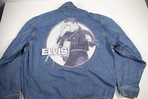 Chaqueta vaquera vintage First Choice Elvis para hombre talla XL azul camionero - Imagen 1 de 11