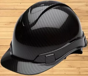 Pyramex Ridgeline Cap Style Hard Hat 4-Point Ratchet Suspension Shiny Black G... - Picture 1 of 1