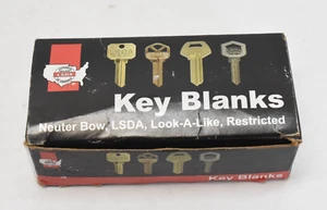 LSDA Key Blanks for Locksmith 99 Schlage SC4 1145 Brass Restricted Blank Key - Picture 1 of 8