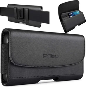 PiTau Holster for iPhone 16 Plus 16 Pro Max 15 15 Large, Black - Picture 1 of 7