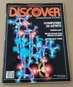 Vintage Discover Magazine Premier Issue October 1980 - Computers As Artists - Bild 1 von 4
