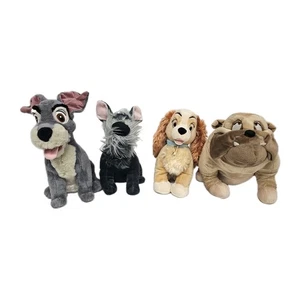 Disney Store Lady e il Toro Vagabondo Il Bulldog e Jock Lotto di 4 - Foto 1 di 12