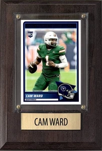 Cam Ward Tennessee Titans RC 2025 Miami Hurricanes Score 4x6 Gift Plaque - Picture 1 of 5