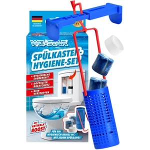 WC-Star Spülkasten-Hygiene-Set Duftspüler Anti-Kalk Tabs Reiniger Klo Einhänger - Bild 1 von 8